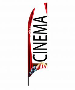 Oriflamme pour salle de cinema