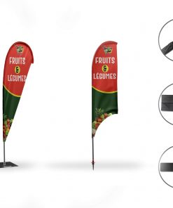 Oriflamme Goutte d'Eau - Promotion Fruits et Légumes en Extérieur