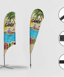 Drapeau - Bannière - Oriflamme Canoe
