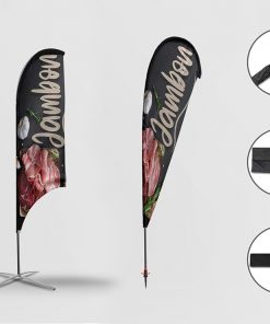 Drapeau - Bannière - Oriflamme Jambon