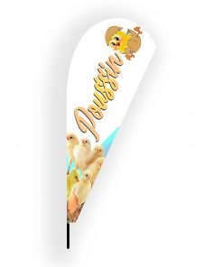 Drapeau - Bannière - Oriflamme Poussin