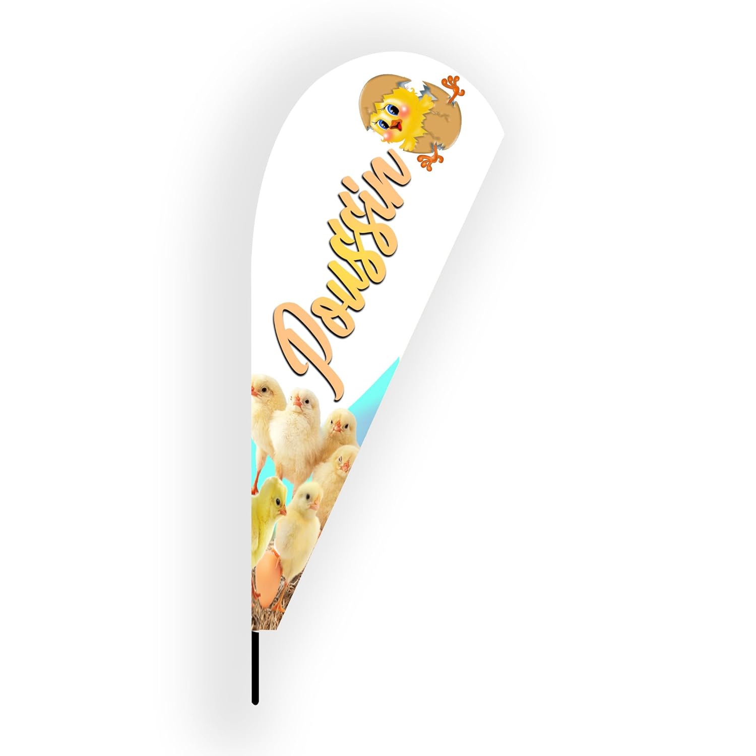 Drapeau - Bannière - Oriflamme Poussin