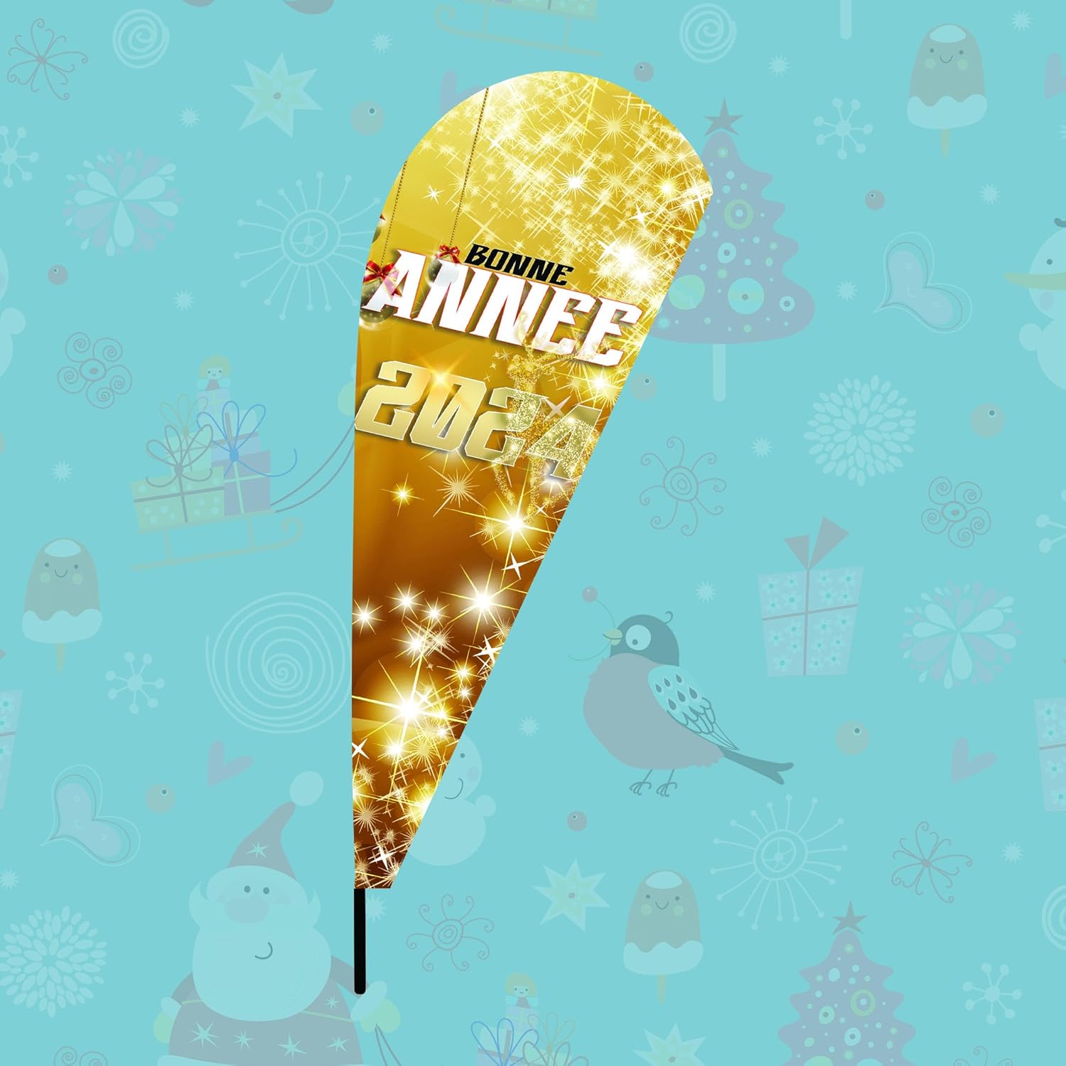 Oriflamme pour une Nouvelle Année 2024