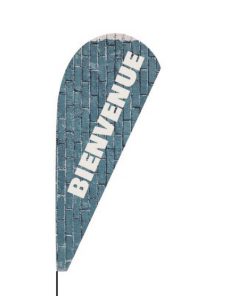 Drapeau - Bannière - Oriflamme Bienvenue