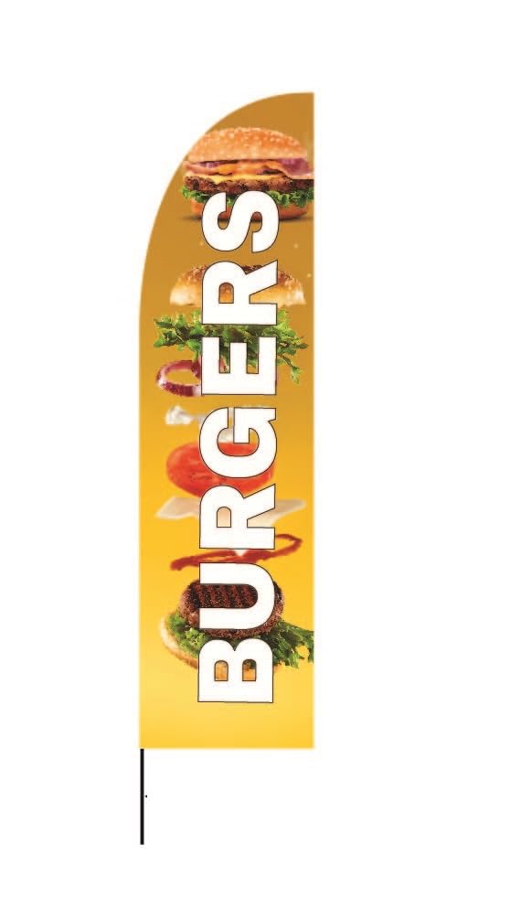 Drapeau - Bannière - Oriflamme Burgers