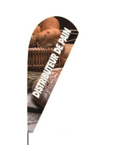 Drapeau - beach-flag - bannière - voile publicitaire - oriflamme Distributeur de Pain