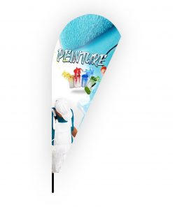 Oriflamme Thème Peinture - Éclat Artistique dans les Cieux